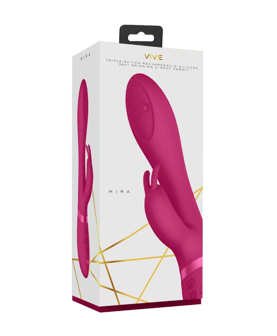 Wibrator masażer - Spinning G-spot Rabbit - Pink