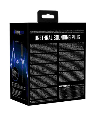 Elektrostymulator BDSM Vibrating Urethral Sounding - Black