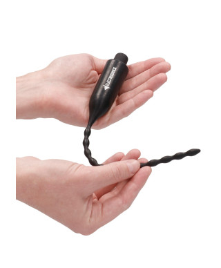 Elektrostymulator BDSM Vibrating Urethral Sounding - Black