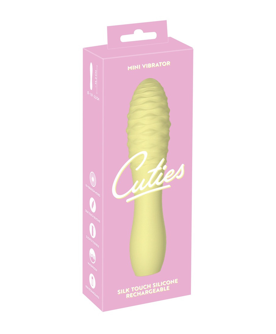 Cuties Mini Vibrator Yellow3G