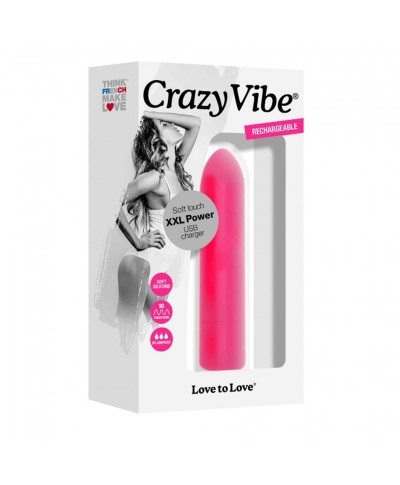 Mini Wibarator Crazy Vibe - Danger Pink