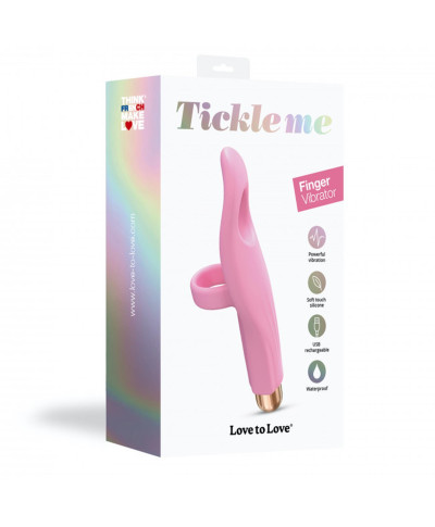 Masażer łechtaczki tickle me - baby pink