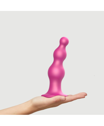 Dildo różowe do strap-ona ostry sex silikonowy