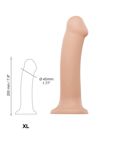 Giętki miękki realistyczny silikonowy penis dildo