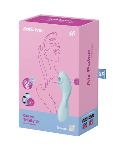 Masażer łechtaczki punkt G Satisfyer Curvy Trinity