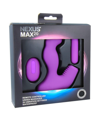 Nexus - Max 20 Remote Control Unisex Massager Purple