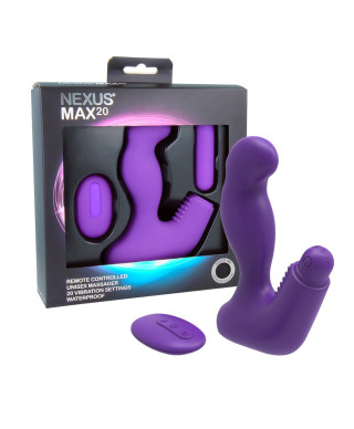 Nexus - Max 20 Remote Control Unisex Massager Purple