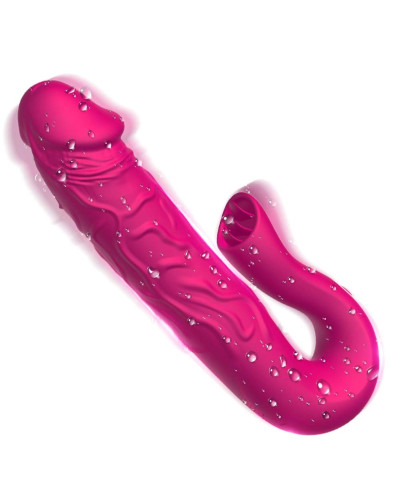 Realistic Tongue Stimulating Dildo Vibrator