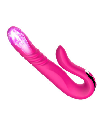 Deluxe Twirling Vibrating Thruster RED