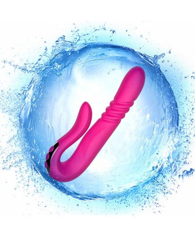 Deluxe Twirling Vibrating Thruster RED