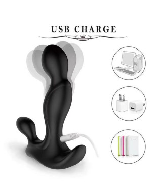 Prostate Twister Rechargeable Prostate Stimulator Black