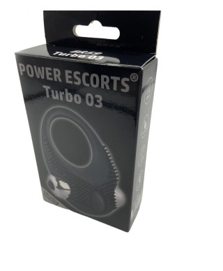 Turbo 03 black vibrating cockring