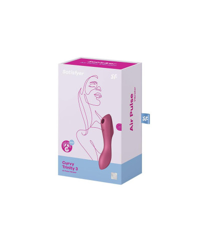 Masażer łechtaczki sex Satisfyer Curvy Trinity