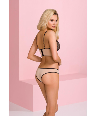 Bielizna-DENERYS SET beige SM