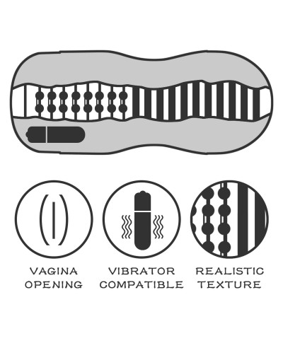 Wagina wibracja realistyczna ciasna masturbator