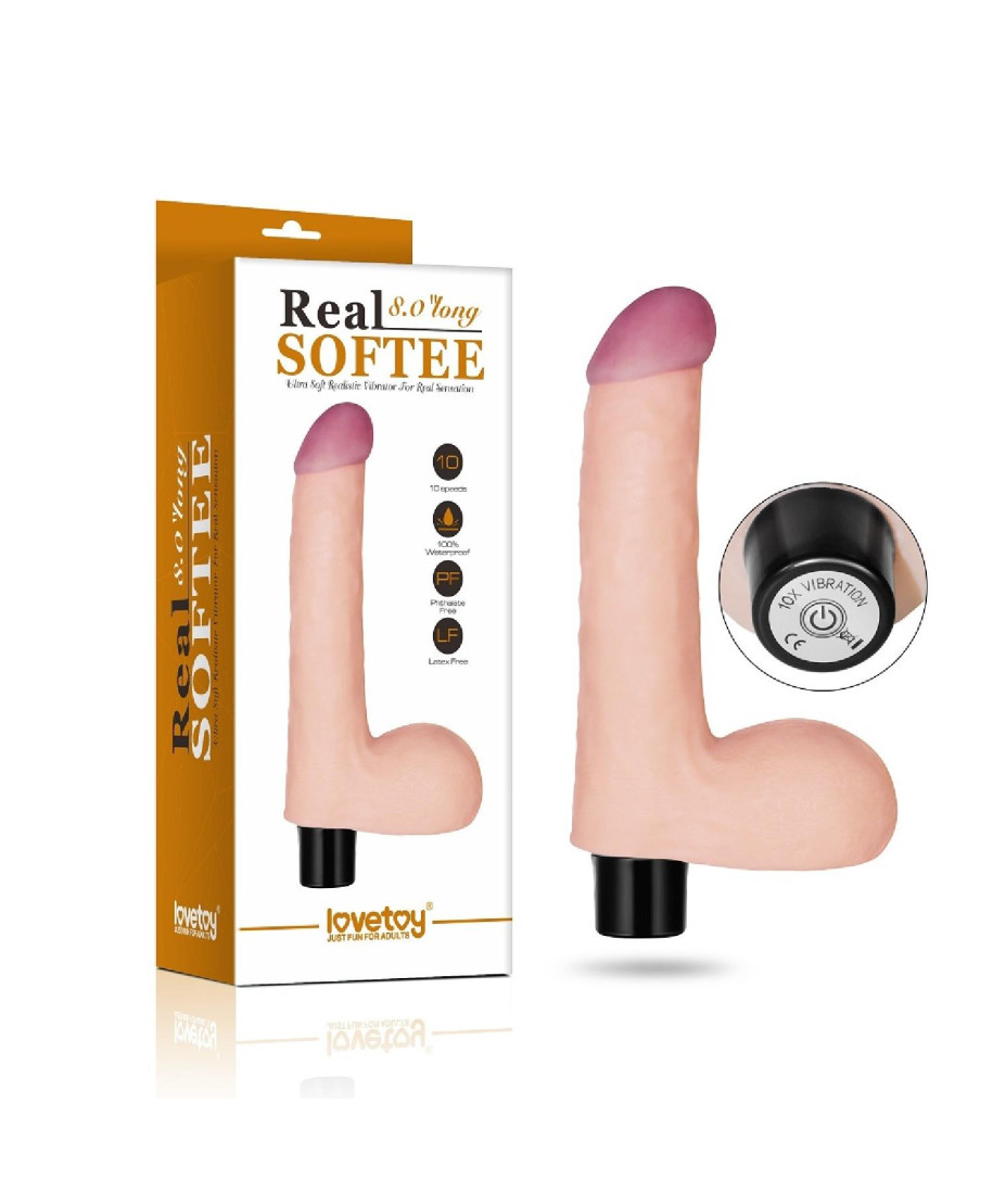 Realistyczny wibrator penis z jadrami 17 cm