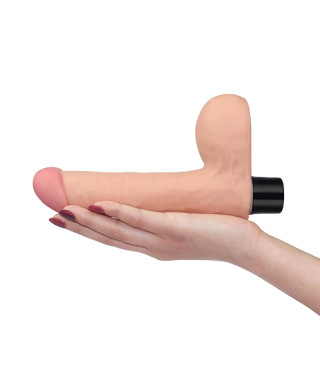 Realistyczny wibrator penis z jadrami 17 cm