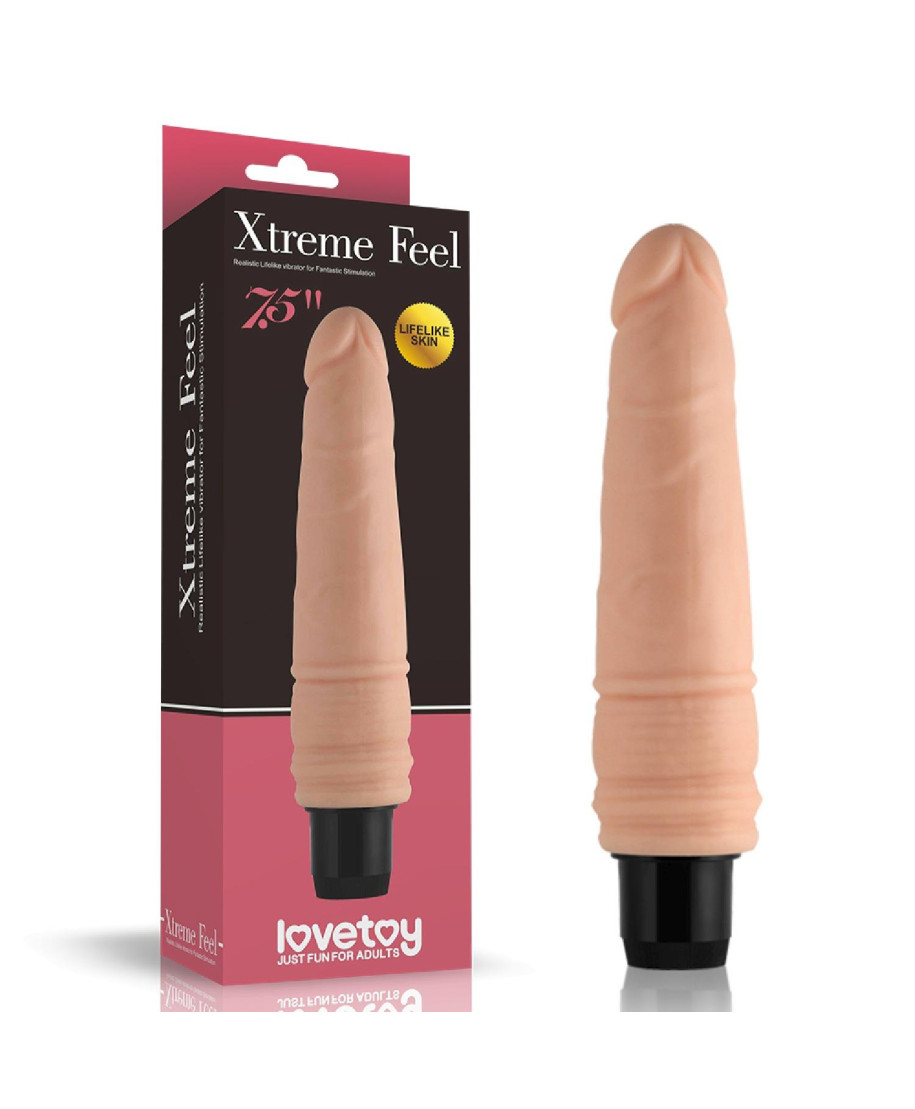 Wibrator realistyczny penis z wibracjami 20 cm