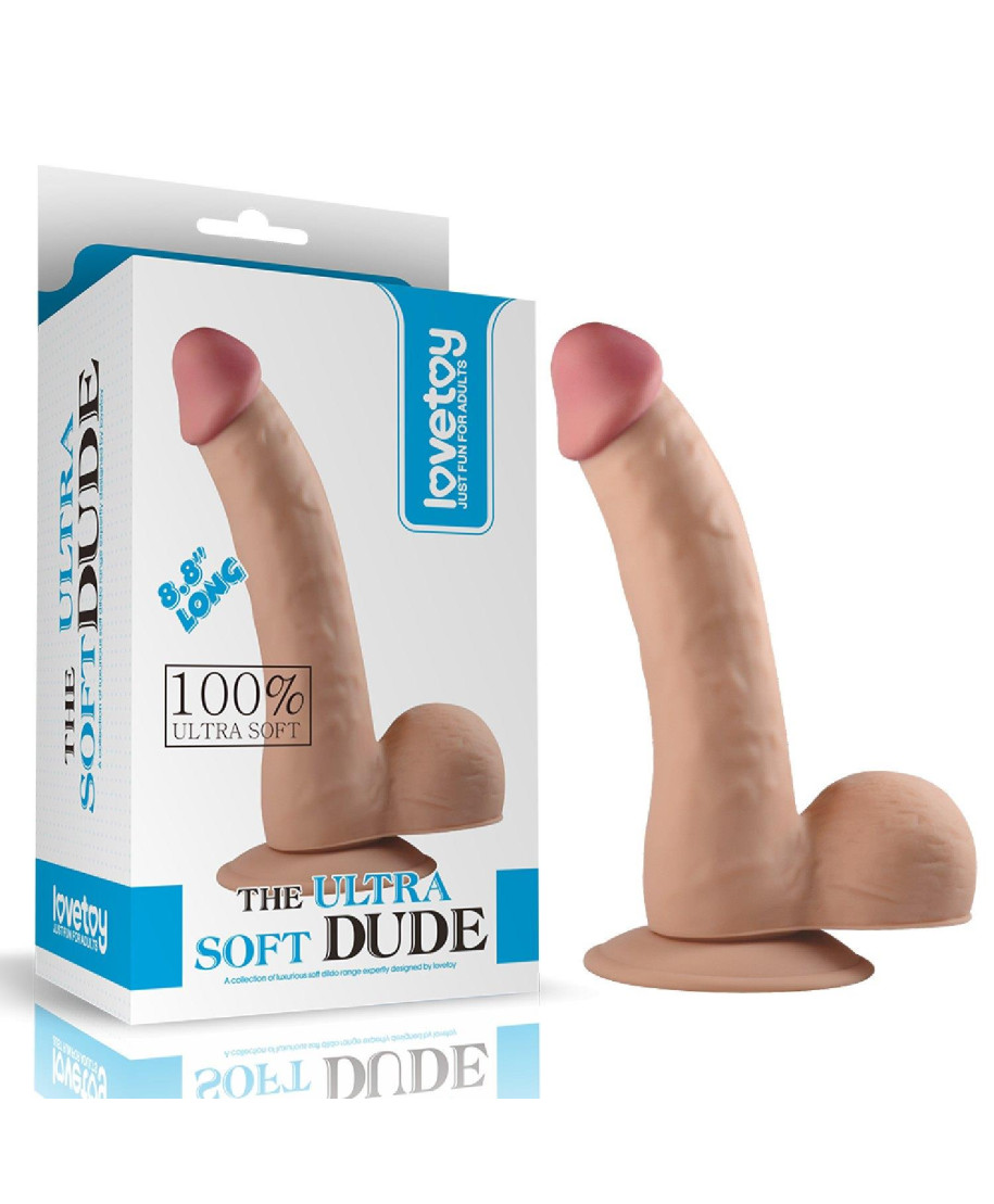 Dildo cieliste realistyczny wygląd penisa 20 cm