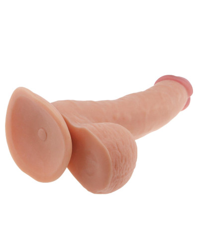 Dildo cieliste realistyczny wygląd penisa 20 cm