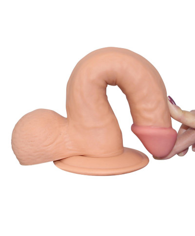 Dildo cieliste realistyczny wygląd penisa 20 cm