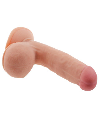 Dildo realistyczne z przyssawką żylaste 18 cm