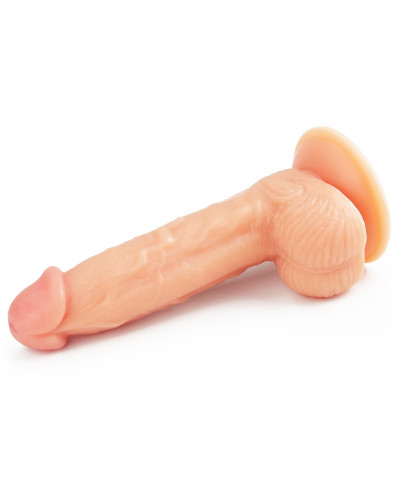 Wyżyłowany penis gruby z przyssawką dildo 20 cm