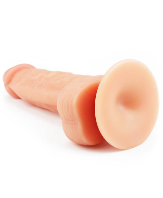 Wyżyłowany penis gruby z przyssawką dildo 20 cm