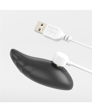 Silikonowy analny penis z przyssawką żylasty 23cm