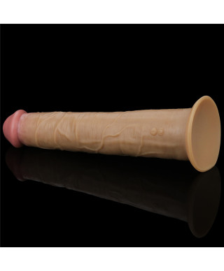 Realistyczne silikonowe żylaste sex dildo 26 cm