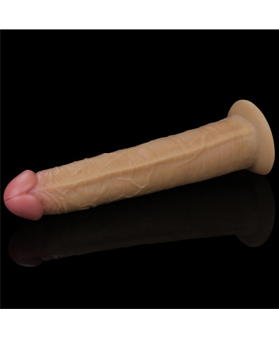 Realistyczne silikonowe żylaste sex dildo 26 cm