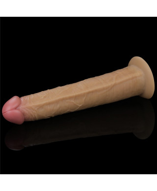 Realistyczne silikonowe żylaste sex dildo 26 cm