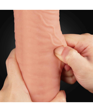 Ogromne dildo realistyczny wygląd przyssawka 30 cm