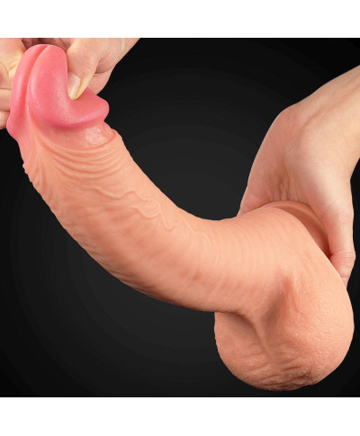 Ogromne dildo realistyczny wygląd przyssawka 30 cm