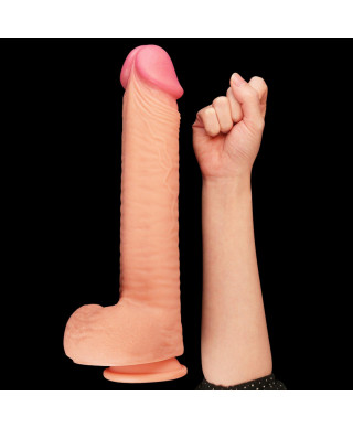 Ogromne dildo realistyczny wygląd przyssawka 30 cm