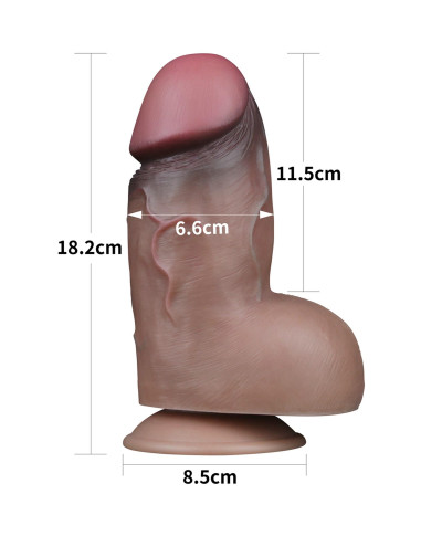 Grube dildo żylaste realistyczne obwód 215cm