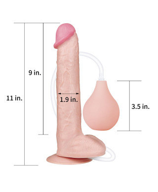 Dildo realistyczne z przyssawką i wytryskiem penis