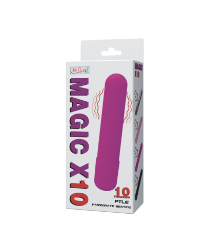 Mini wibrator podręczny sex masażer 10 trybów 9 cm