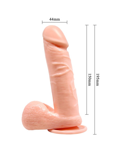 Realistyczne miękkie dildo z przyssawką 195 cm