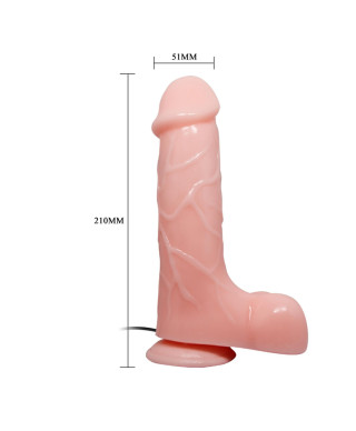 Realistyczny penis z wyżyłowanym trzonem 21 cm