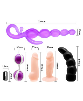 Zestaw wibratorów i zabawek erotycznych dla par