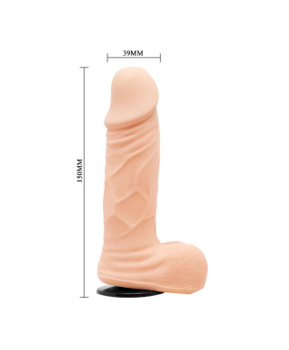 Czarna uprząż strap-on realistyczne dildo 15 cm