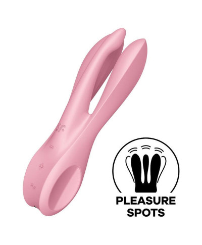 Wibrator wielofunkcyjny Satisfyer Threesome 1 róż