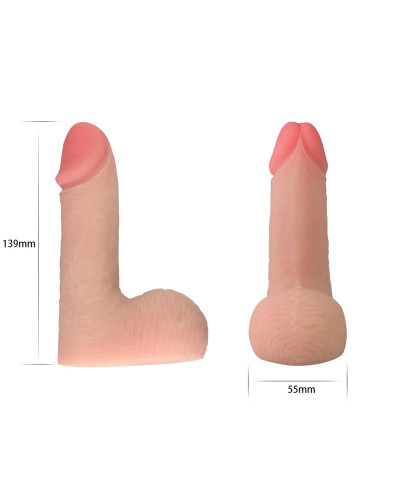 Elastyczny giętki penis realistyczne dildo 139 cm