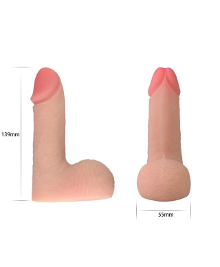 Elastyczny giętki penis realistyczne dildo 139 cm