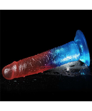 Żelowe dildo penis silikonowy z przyssawką