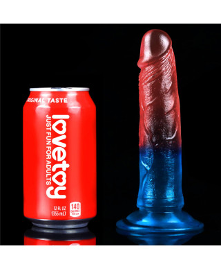 Żelowe dildo penis silikonowy z przyssawką