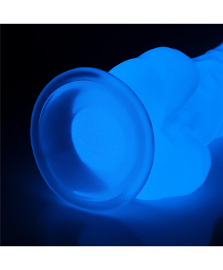 Dildo led giętkie duży penis podświetlany 215 cm