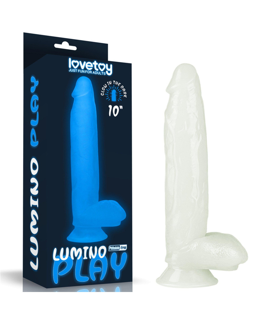 Elastyczne dildo podświetlane z przyssawką 255cm