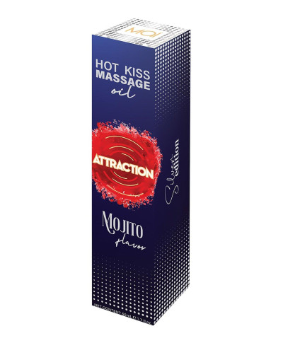 Żel jadalny do masażu Hot Kiss Smak Mojito 50ML